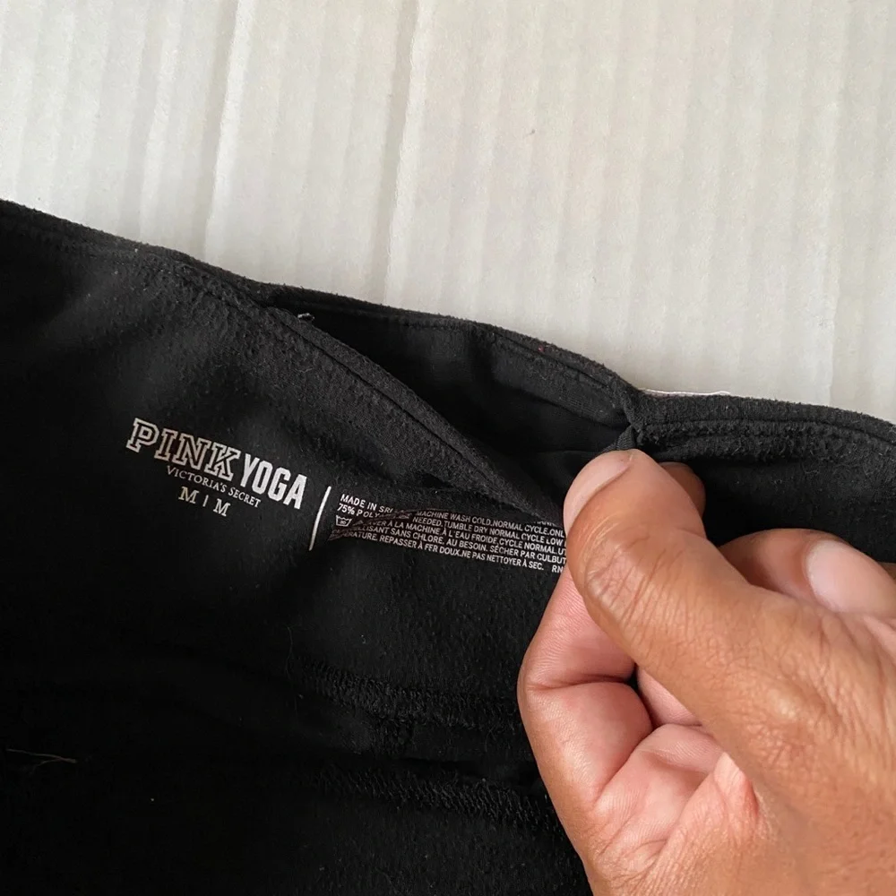Victoria’s Secret PINK Medium‎ Black Yoga Leggings